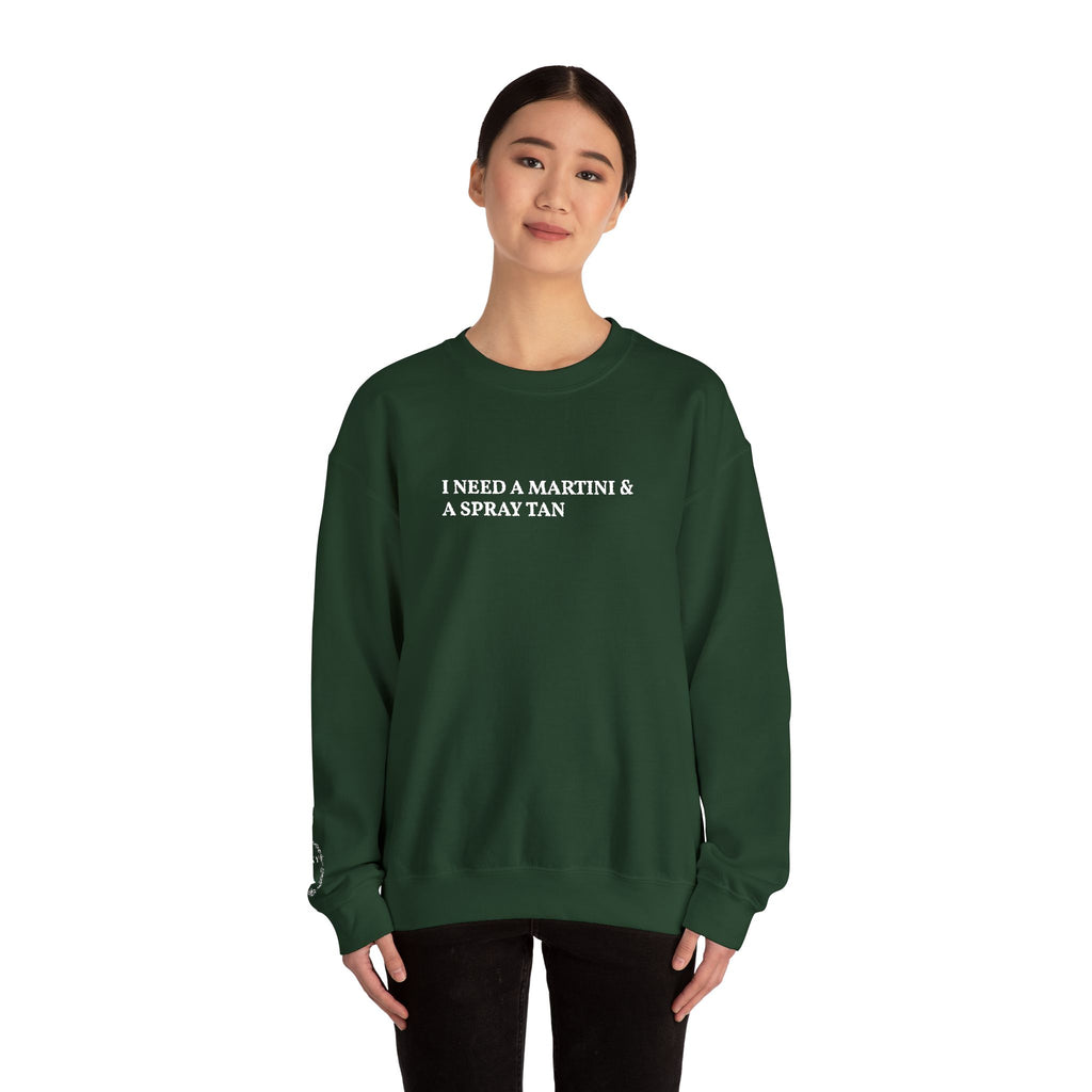 Minimalist 'There's A Difference & Apology' Crewneck Sweatshirt