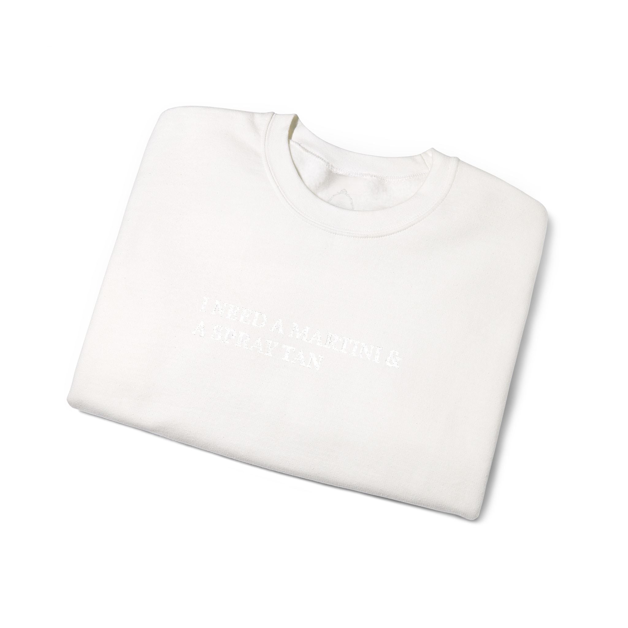 Minimalist 'There's A Difference & Apology' Crewneck Sweatshirt